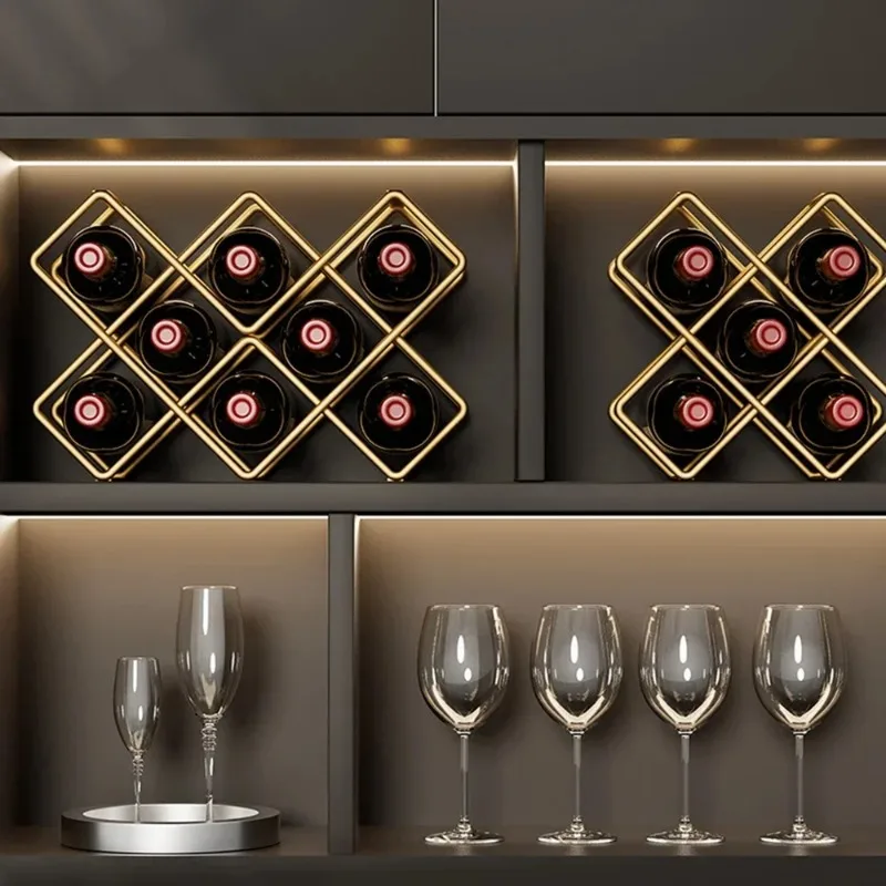 Présentoir à vin en métal à 5  - Home Bar And Cabinet avis et prix