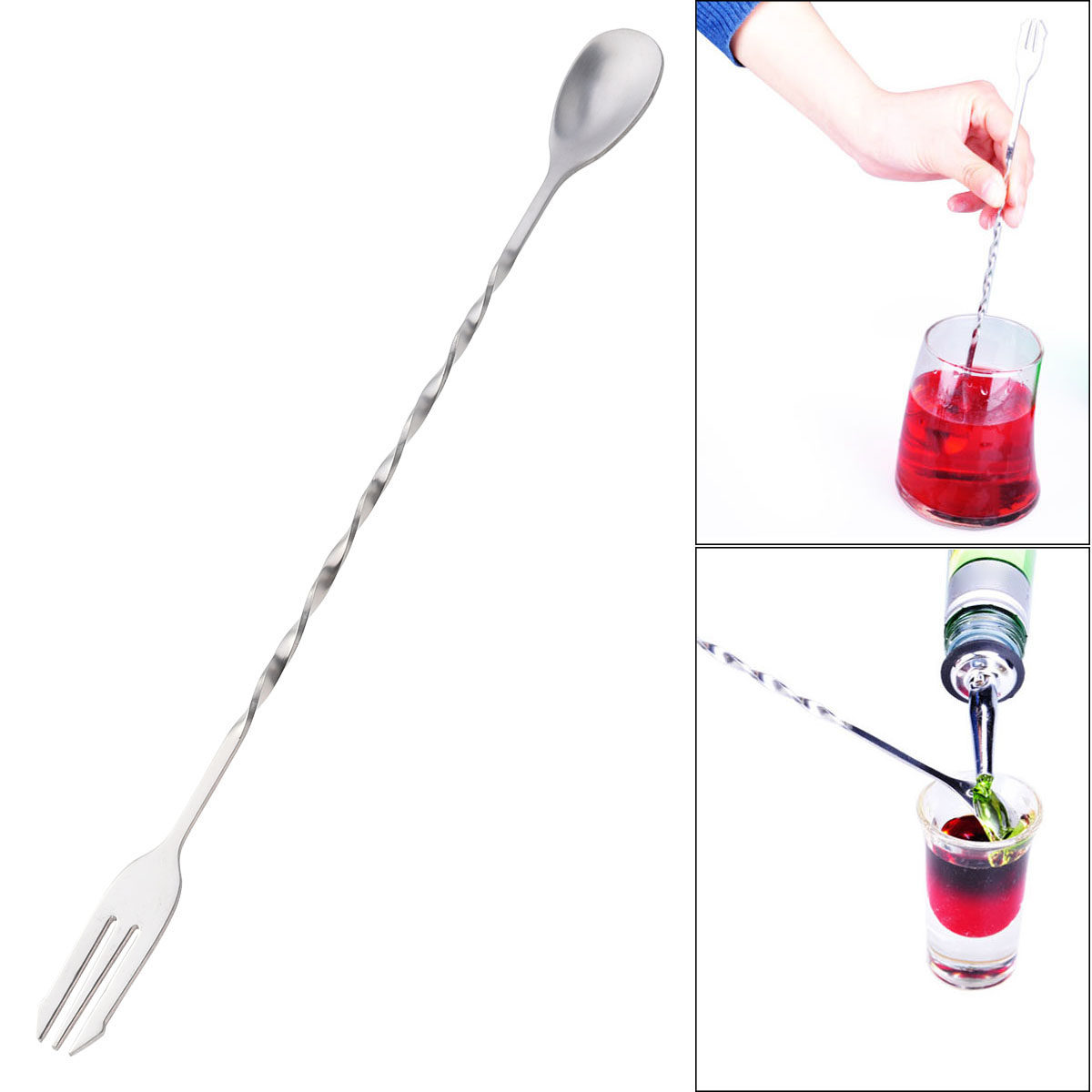 Fourchette à mélanger et cuill - Bar Spoon Twisted avis et prix