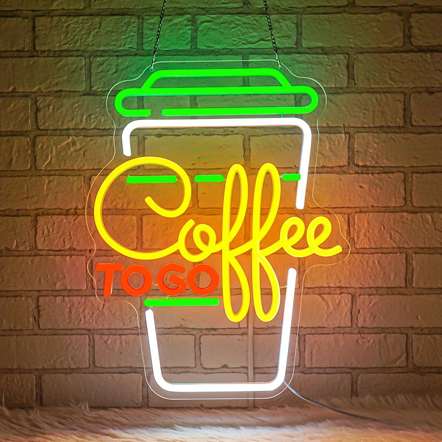 Enseigne néon LED USB à intens - Home Bar And Coffee avis et prix