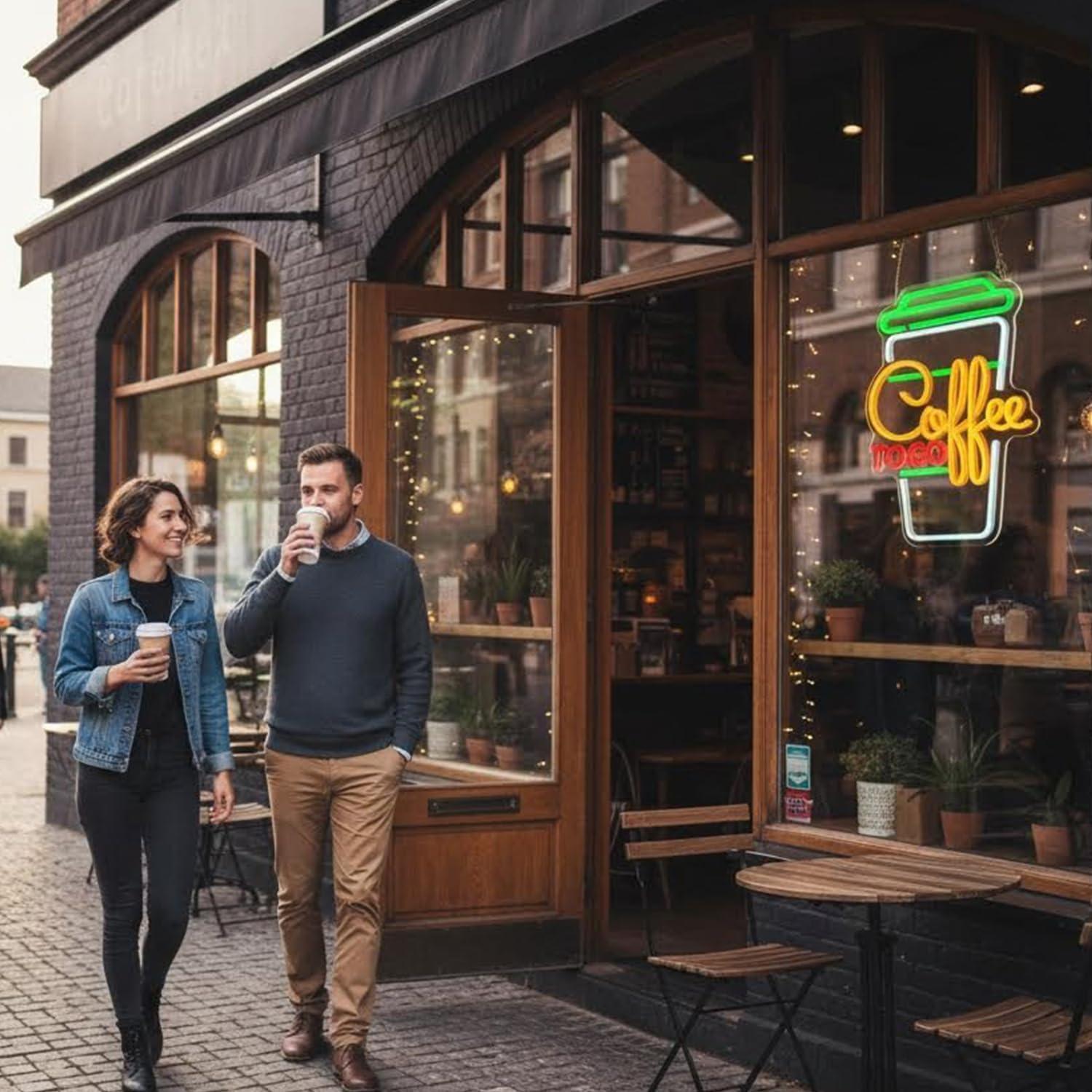 Enseigne néon LED USB à intens - Home Bar And Coffee avis et prix