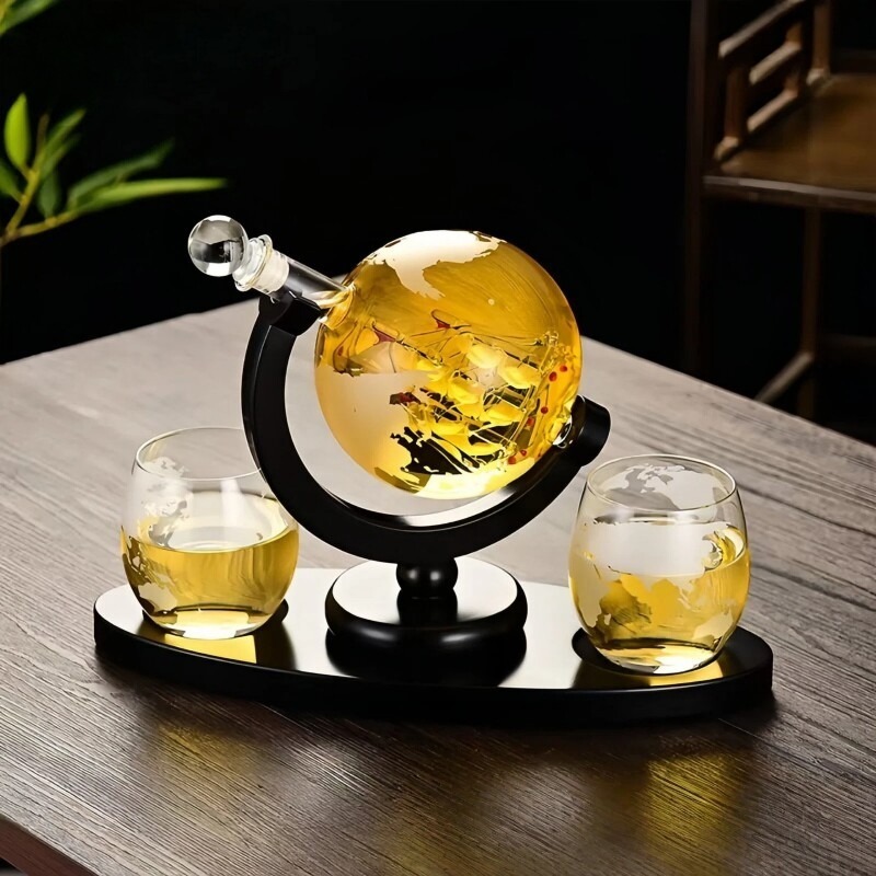 Ensemble de carafe à vin décor - Home Bar Stand avis et prix