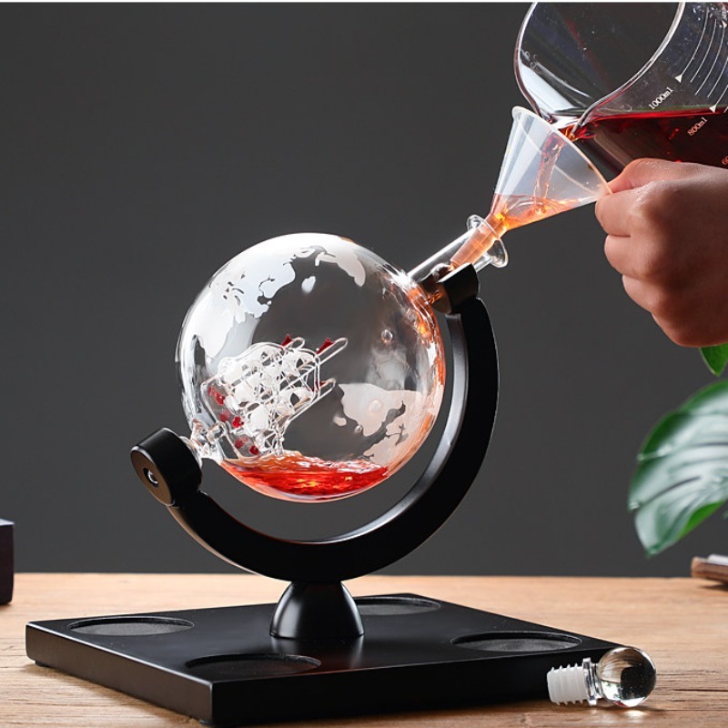 Ensemble de carafe à vin décor - Home Bar Stand avis et prix